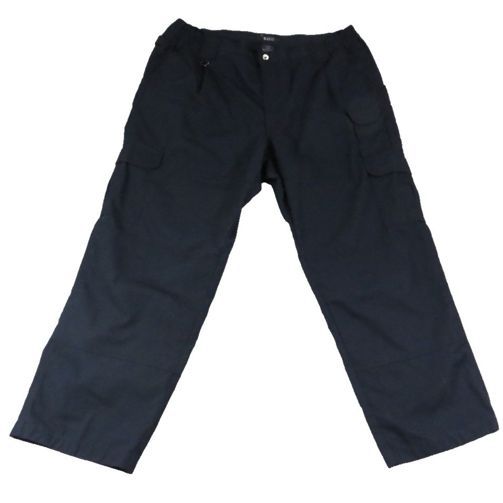 5.11 Tactical Cargo Pants Mens 42x36 Navy Ripstop Utility Workwear D Ring Ripstp